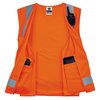 Glowear By Ergodyne 3XL Orange Economy Surveyors Vest Class 2 - Single Size 8249Z-S